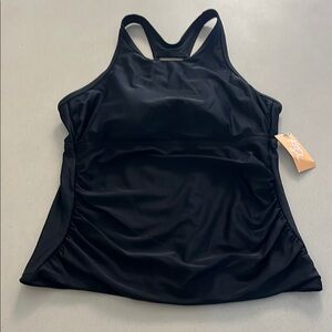 Kona Sol Black Racerback Bikini Top